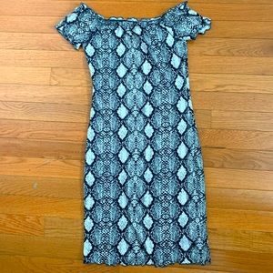 Bodycon MINI Snake Dress